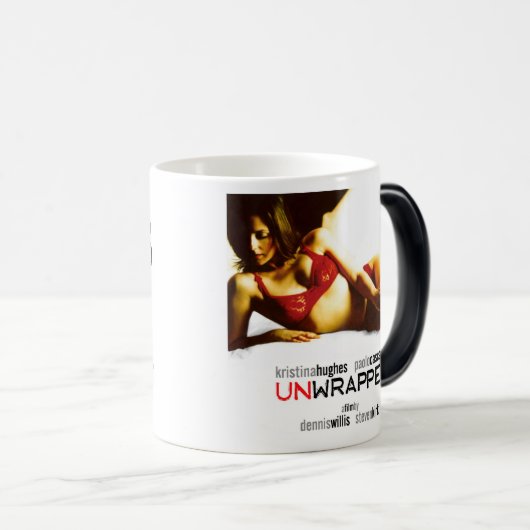 開けられた変形させるマグ(修理される) モーフィングマグカップ (正面右)