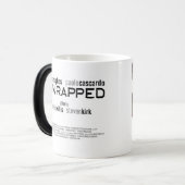 開けられた変形させるマグ(修理される) モーフィングマグカップ (正面左)