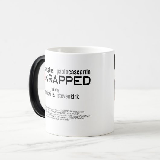 開けられた変形させるマグ(修理される) モーフィングマグカップ (正面左)