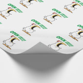 開けろ！叫び鶏 ラッピングペーパー (角)