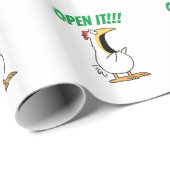 開けろ！叫び鶏 ラッピングペーパー (ロールコーナー)