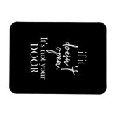 開もしかないドアじゃない マグネット (横)