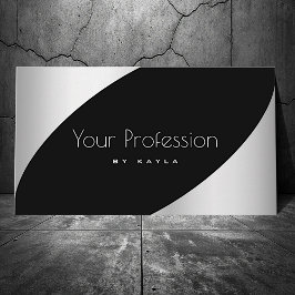 開エレガント口時間による白黒の効果 名刺