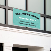 開カスタマイズいている屋外サインのみ 横断幕 (ビルの外側)