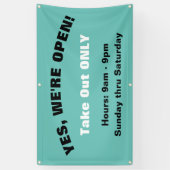 開カスタマイズいている屋外サインのみ 横断幕 (縦)