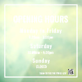 開ミニマルく時間ホワイトウィンドウの固定 ウィンドウサイン (シート3)