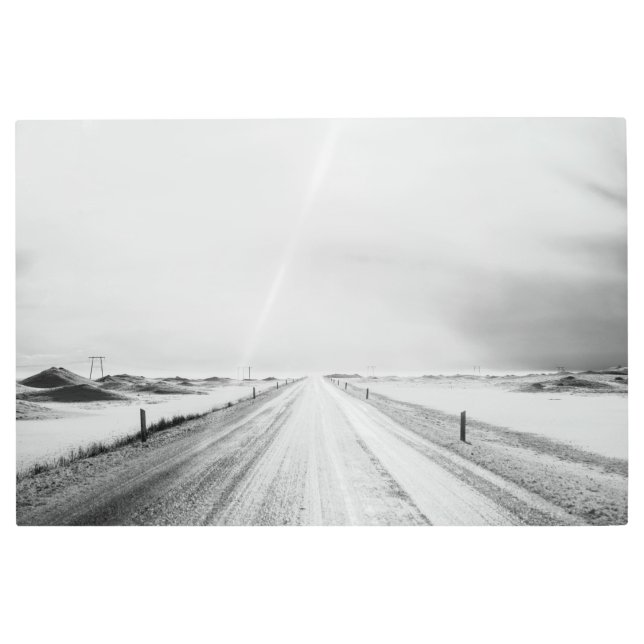 開凍ってい路 メタルプリント (正面)