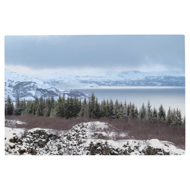 開凍ってい路 メタルプリント (正面)