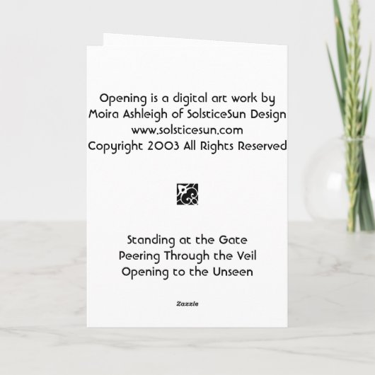 開口部 カード (裏面)