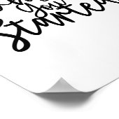 「開始した理由を覚えておけ」引用文 ポスター (角)