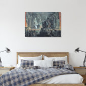 開始する前のフリーメーソンの集会 キャンバスプリント (インサイチュ (寝室))