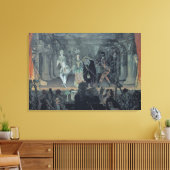 開始する前のフリーメーソンの集会 キャンバスプリント (インサイチュ (リビング))