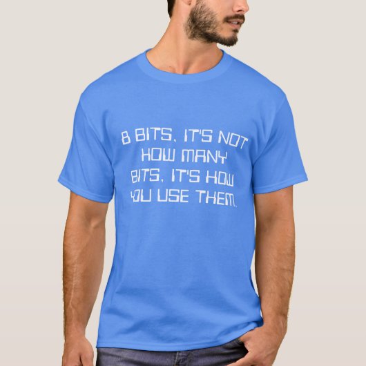 開始でただありました… 8ビット Tシャツ (正面)