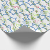 開始のデザインのマットの紙を持つ草 ラッピングペーパー (角)