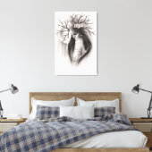 開始の最後の春さくらんぼブロッサムキャンバス キャンバスプリント (インサイチュ (寝室))