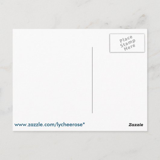 開始はがきの変更 ポストカード (裏面)