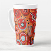 開始カラフルラテマググ カフェラテマグ (左アングル)