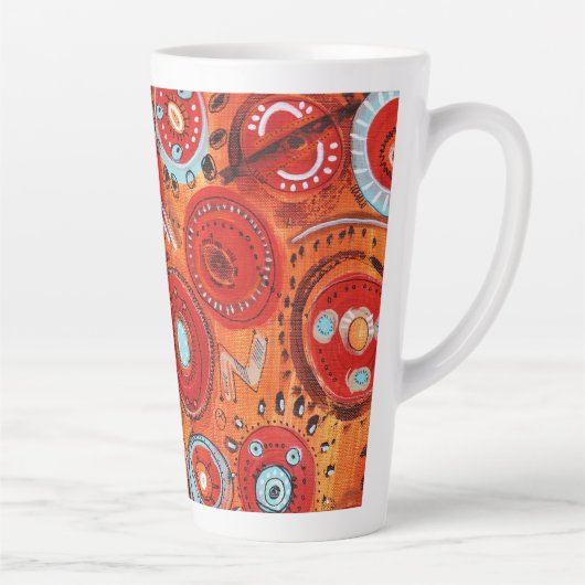 開始カラフルラテマググ カフェラテマグ (右)