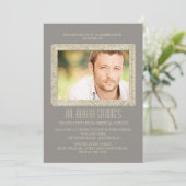 開始サークル写真卒業招待状 招待状 (スタンド正面)