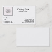 開始全く最初から! 名刺 (正面/裏面)