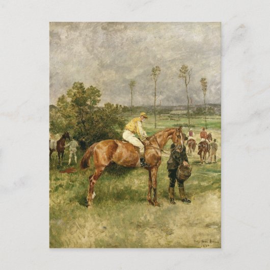 開始前， 1890 ポストカード (正面)