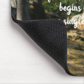 開始感動的引用文ウッドランドパス マウスパッド (コーナー)