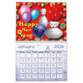 開始日のボーリングを選んで下さい カレンダー (1月 2026)