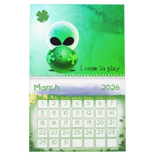 開始日のボーリングを選んで下さい カレンダー (3月 2026)