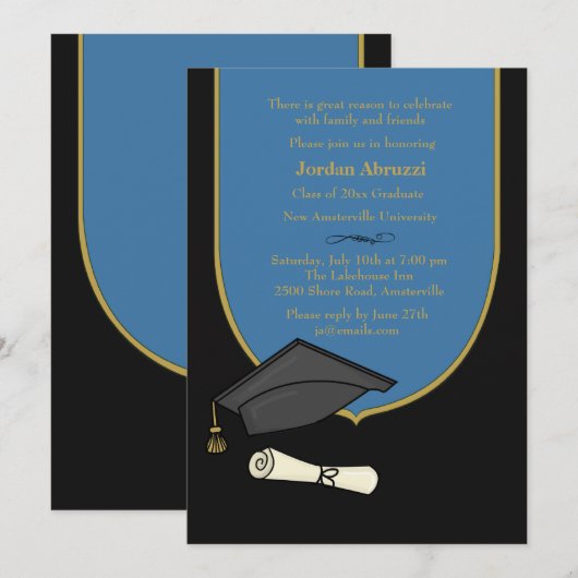 開始日の招待 招待状 (正面/裏面)