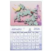 開始日を選んで下さい カレンダー (1月 2026)