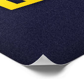 開始最高の時間(大きなテンプレート編集可能) ポスター (角)