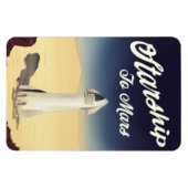 開始火星ヴィンテージスタイル宇宙旅行。 マグネット (横)