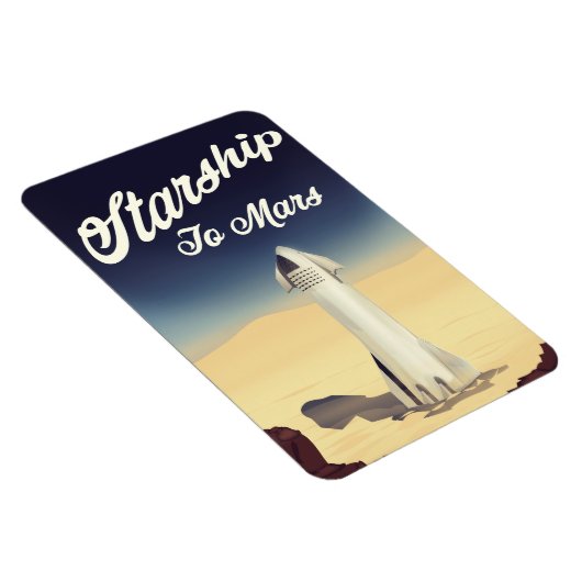 開始火星ヴィンテージスタイル宇宙旅行。 マグネット (右側)