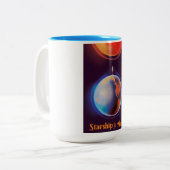 開始火星 ツートーンマグカップ (正面左)