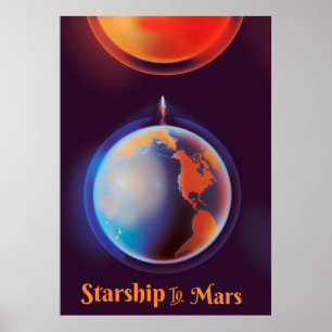 開始火星 ポスター