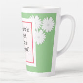 開始素晴らし事項 – やる気を起こさせる緑のマグカップ カフェラテマグ (右)