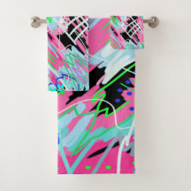 開始開花抽象芸術プリント