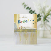 開始頭が切れる新生児から 案内ポストカード (スタンド正面)