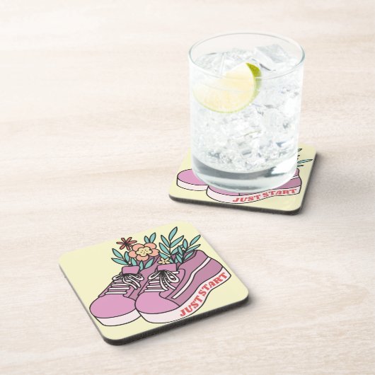 開始 コースター (右側)