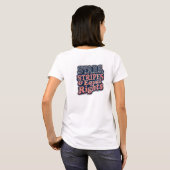 開始、ストライプアクセス権、および同等の権限 Tシャツ (裏面フル)