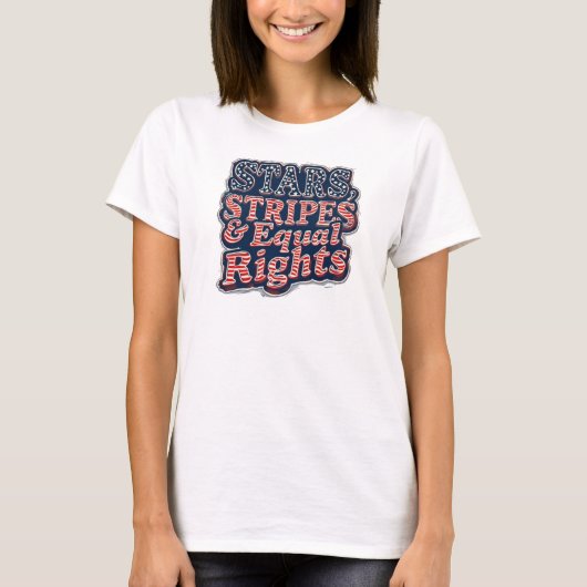 開始、ストライプアクセス権、および同等の権限 Tシャツ (正面)