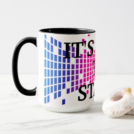 "開始"マグカップ マグカップ (ドーナツ付き)