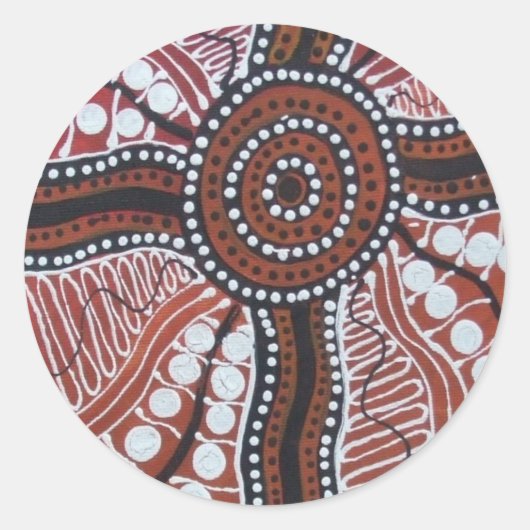 開始 ラウンドシール (正面)