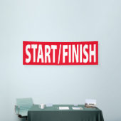 開始/決勝線競争のイベント 横断幕 (トレードショー)