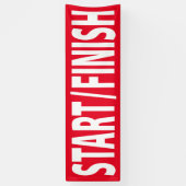 開始/決勝線競争のイベント 横断幕 (縦)