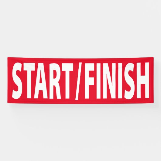 開始/決勝線競争のイベント 横断幕 (横)