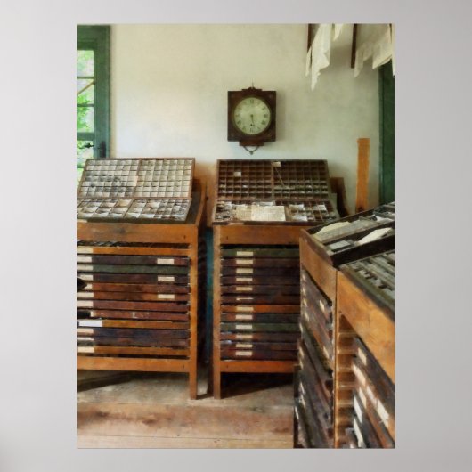 開始$20 – 時計とプリントショップ ポスター (正面)