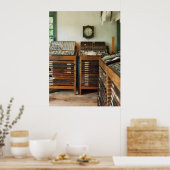 開始$20 – 時計とプリントショップ ポスター (キッチン)