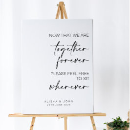 開席結婚のサイン//座席計画なし キャンバスプリント