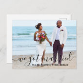 開得催結婚したの写真 ポストカード (正面/裏面)